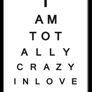 Crazy In Love 50X70 Svart - Hoei - Bonus Möbler Rabatter