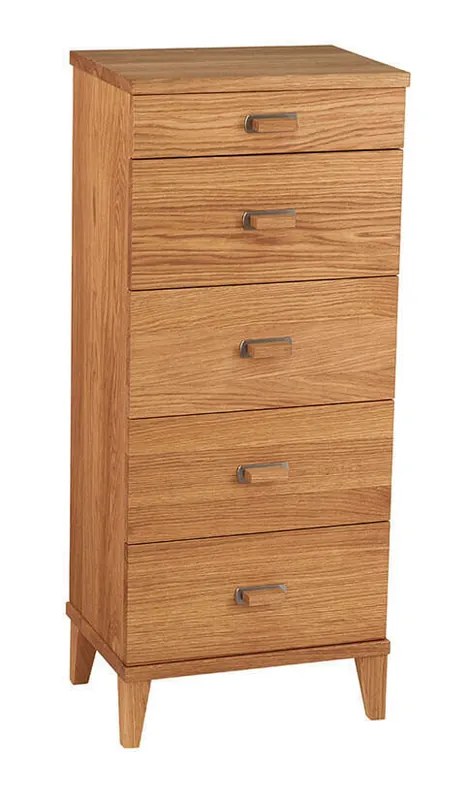 Malva 40 cm 5 lådor Lackad Ek - Oscarssons Möbel - Bonus Möbler Billigare