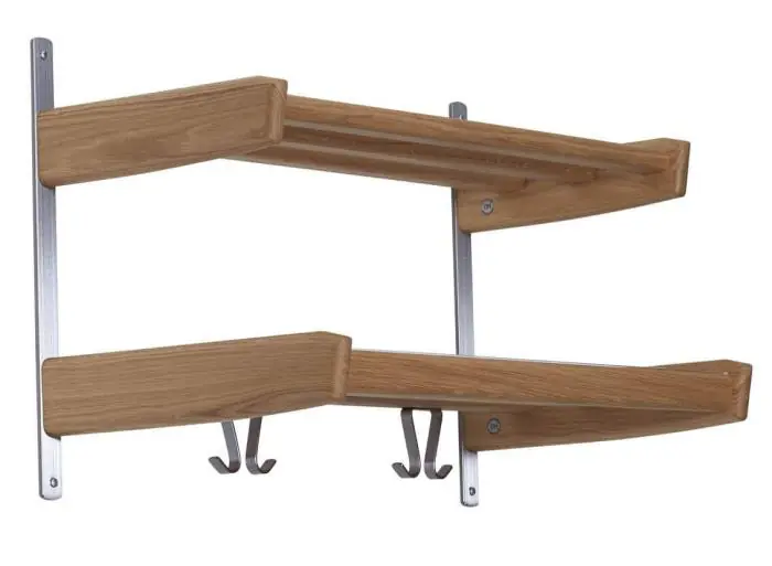 Meja 59 cm 2 Plan Oljad Ek - Oscarssons Möbel - Bonus Möbler Utförsäljning