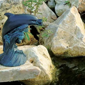 VATTENSPRUTANDE DELFIN 18,5cm Begränsat antal