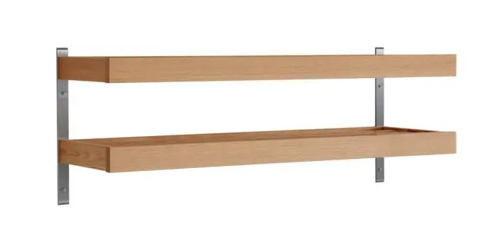 Nadja Vägg 80 cm 2 Plan Oljad Ek - Oscarssons Möbel - Bonus Möbler Lågt pris