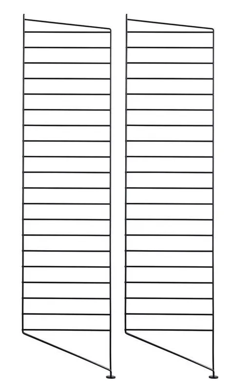 String Golvgavlar 115X30 cm 2-pack Svart - String - Bonus Möbler Sista chansen