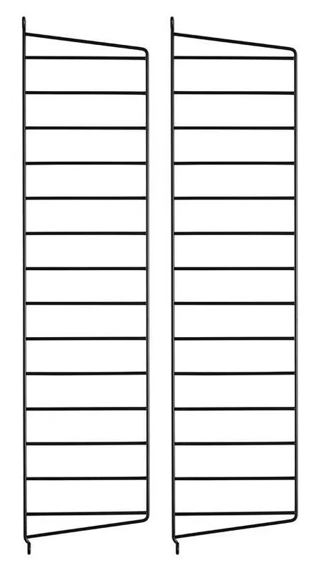 String Väggavlar 75X20 cm 2-pack Svart - String - Bonus Möbler Populär