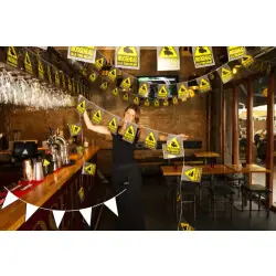 Extra rabatt Flaggspel på lina - Triangel