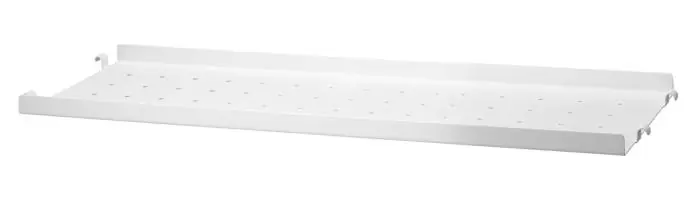 String Metallhyllplan Låg Kant 58X20 cm Vit - String - Bonus Möbler Köp nu