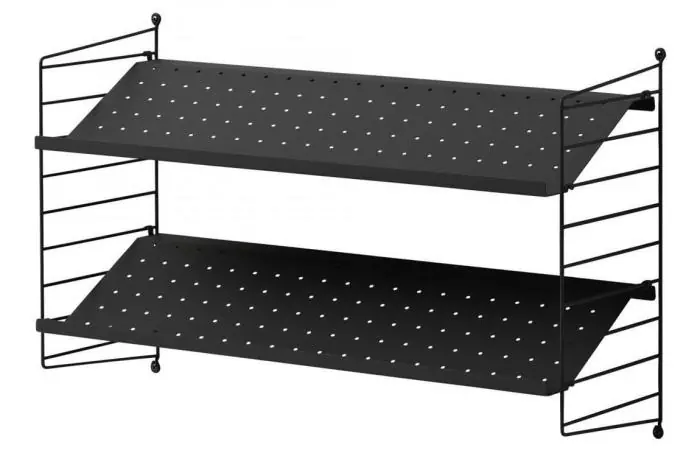 String Skohylla Paket 80 cm Svart - String - Bonus Möbler Nedsatt pris