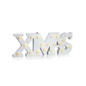 Begränsat erbjudande WORD Dekoration Xmas LED Vit