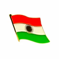Begränsat antal Kurdistan Pin - Kurdisk Flagga