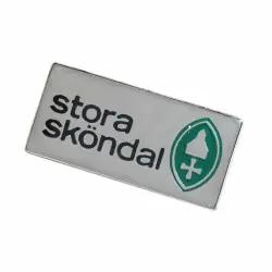 Pins Mjukemalj storlek 19 mm Kundfavorit