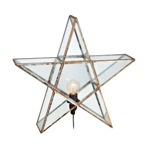 Beställ nu SIGISMUND Glas Stjärna 38CM Koppar