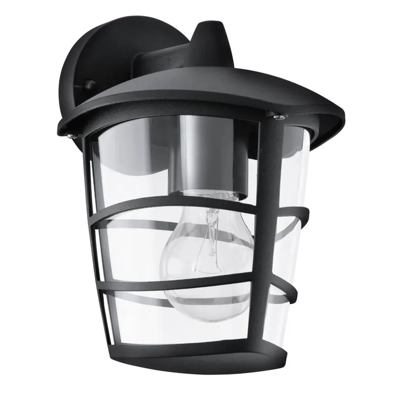 ALORIA Vägglampa Ned Svart Beställ idag