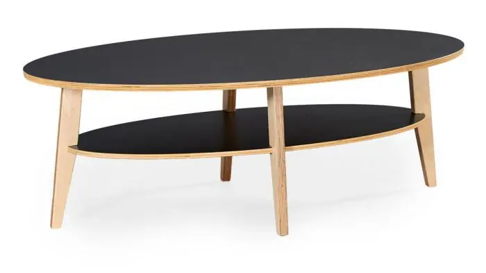 Trygg betalning Eagle Laminat 140X70 cm Svart Laminat - Bordbirger - Bonus Möbler