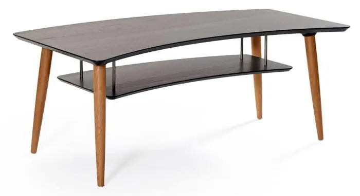 Populär Polo Svart 120X62/52 cm Svartbetsad Ek / Ek - Bordbirger - Bonus Möbler
