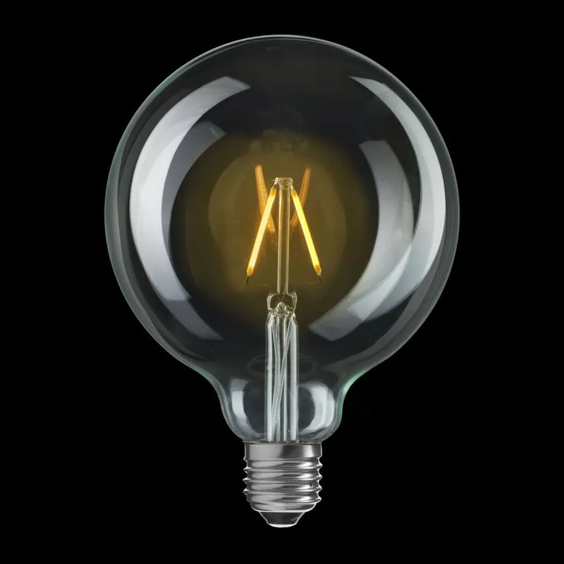 E27 CLASSIC Glob125 Klar 0,8W 2200K 70lm LED-Lampa Kampanjpris