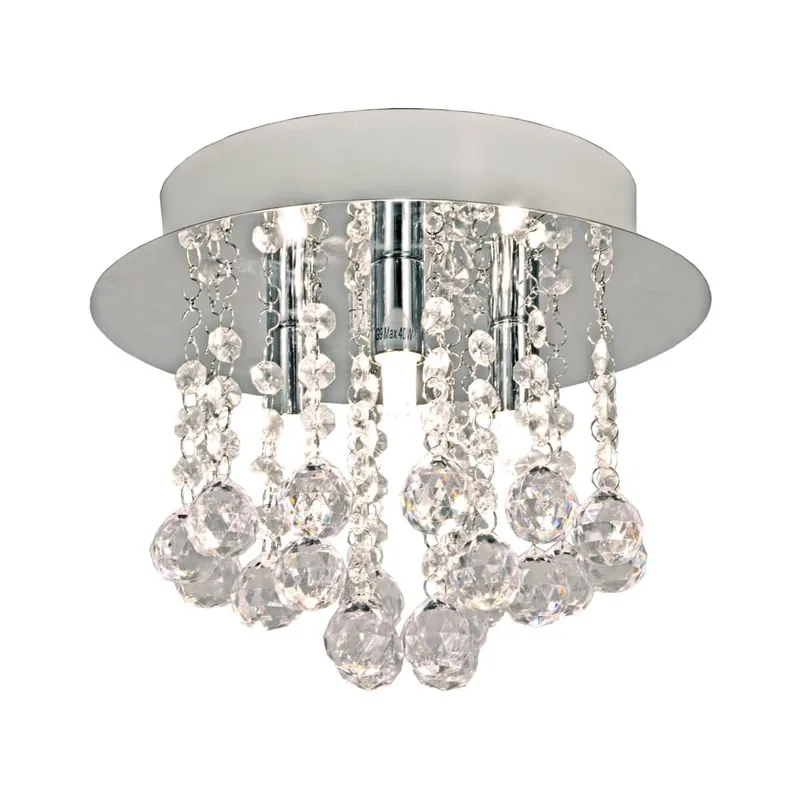 Begränsad tid MADELENE Plafond 26cm Krom/Krokupphäng