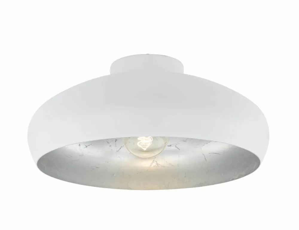 Outlet MOGANO Plafond 40cm Vit/Silver