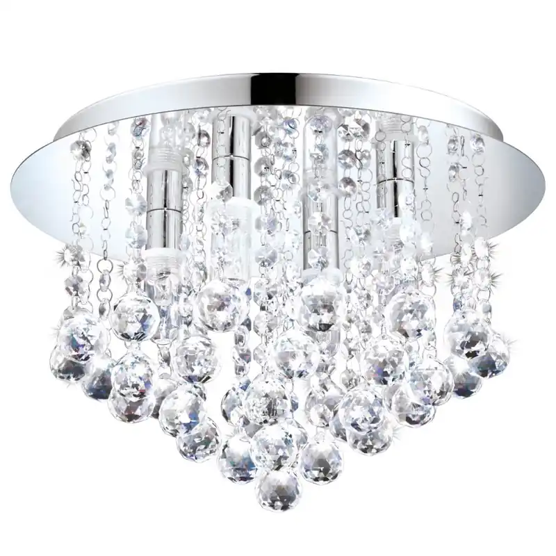ALMONTE Plafond 4L Krom Rea