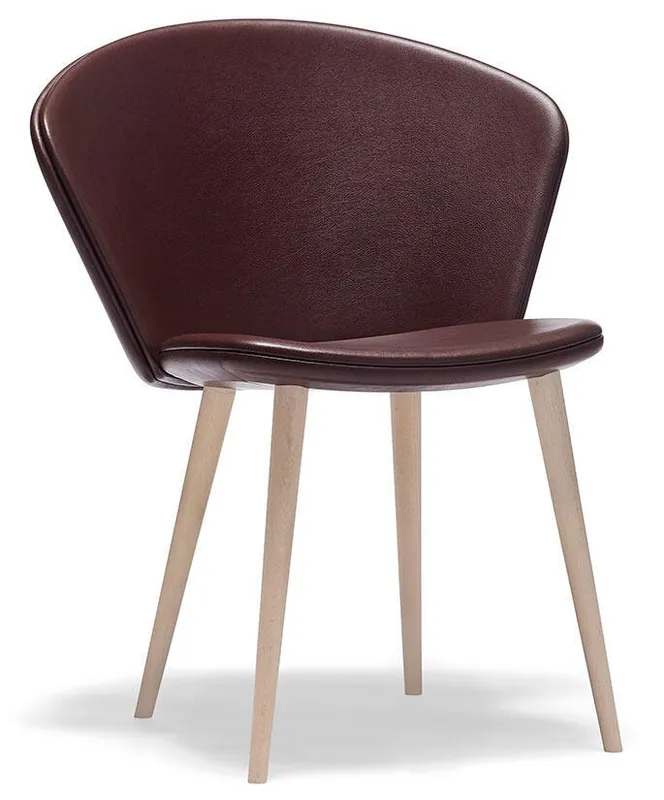 Miss Holly Helklädd Björk Läder Elmotique Dark Brown - Stolab - Bonus Möbler Rabatter