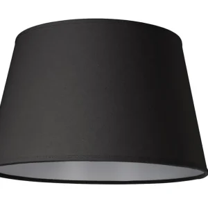 Beställ idag LAMPSKÄRM Linne Ringfäste Svart 40cm