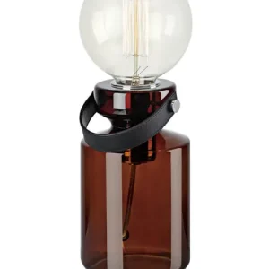 ADRIAN Bordslampa 1L 21cm Brun Billigare