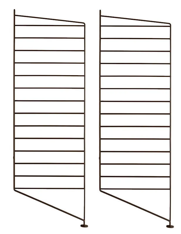 Populärt val String Golvgavlar 85X30 cm 2-pack Brun - String - Bonus Möbler