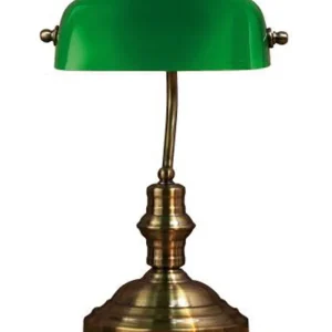 BANKERS Bordslampa 1L 42cm Oxid/Grön Outlet