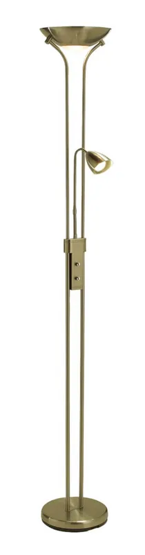 DETROIT Golvlampa 2L 180cm Brun Bästa pris