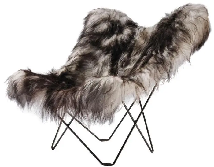 Nyhet Iceland Mariposa Wild Grey - Cuero Design - Bonus Möbler