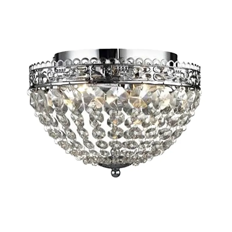 Begränsat erbjudande LÖFSTAD Plafond 30cm Borstad stål/Glasprismor