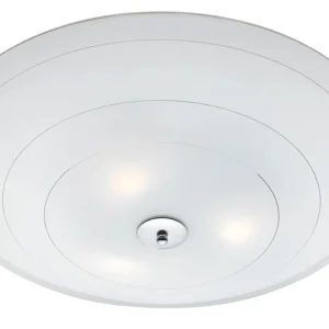 Begränsad tid PRESTON Plafond 49cm Vit/Krom