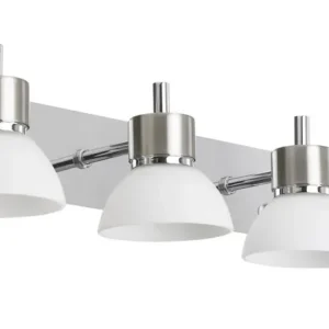 Billigare RIO Vägglampa 4L 60cm Krom/Vit IP21