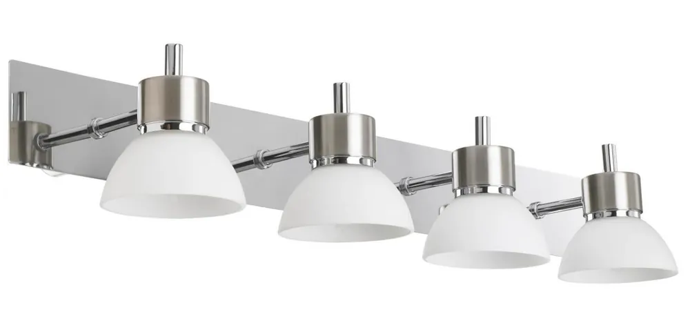 Billigare RIO Vägglampa 4L 60cm Krom/Vit IP21