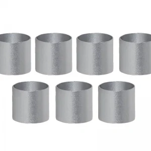 ACCESSORIZE Ljusmanschett 7-pack 2,2cm Silver Kampanj
