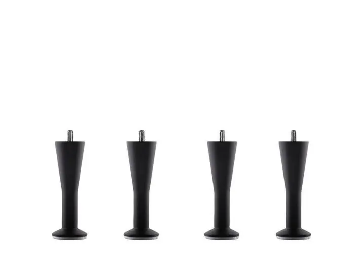 Design Metallben Mattsvart 12 cm - Hilding Anders - Bonus Möbler Beställ nu