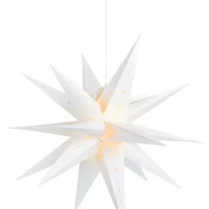 Begränsad tid VECTRA 3D Plaststjärna LED Hängande 80cm Vit IP44