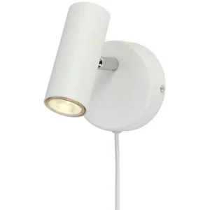 Beställ idag ALPHA SLIM Väggspot Vit 12cm