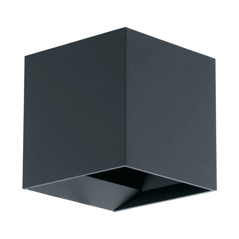 CALPINO Vägglampa LED 10,5cm Antracit IP54 Fri frakt