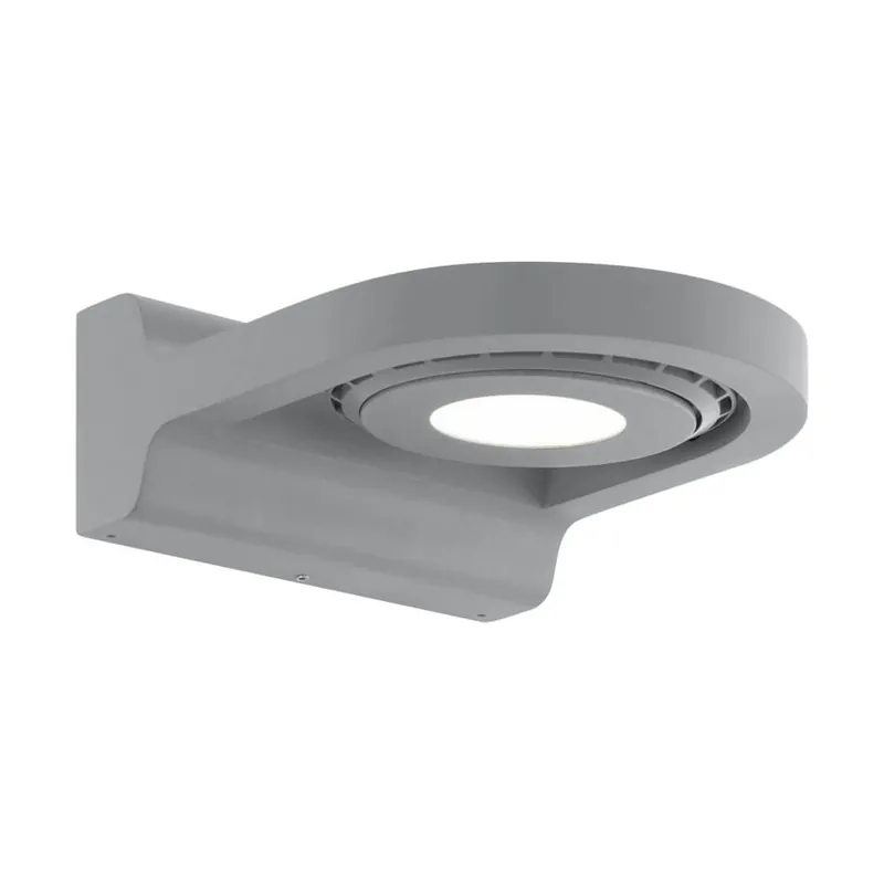 Endast idag ROALES Vägglampa LED 14cm Silver IP44