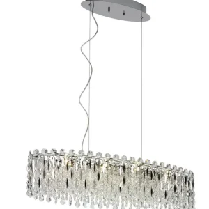 AVENIDA Takpendel 92cm Krom/K9 kristall Trygg betalning