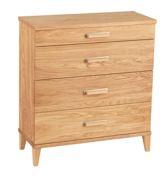 Begränsad tid Malva 70 cm 4 lådor Vitoljad Ek - Oscarssons Möbel - Bonus Möbler