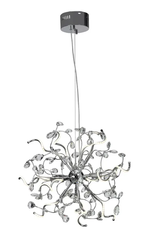 Handla nu MAESTRO Takpendel LED 60cm Krom/Kristall