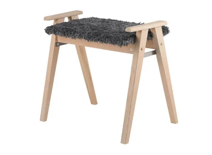 Alme Fårskinnslook Mörkgrå Vitoljad Ek - Oscarssons Möbel - Bonus Möbler Premium