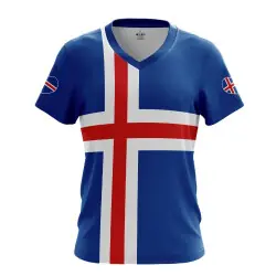 Flagg T-shirt Island Nedsatt pris