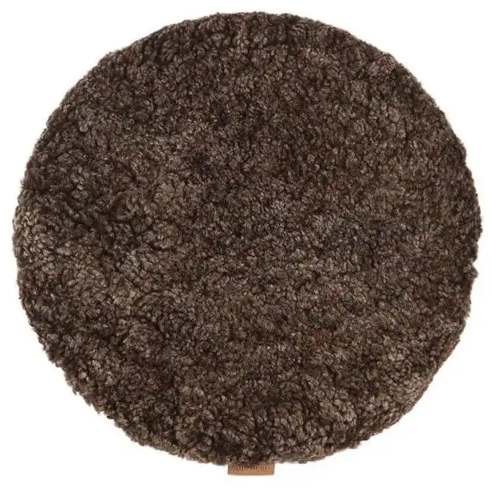 Rabatter Jill Vadderad Rund 38 cm Cappuccino - Shepherd of Sweden - Bonus Möbler