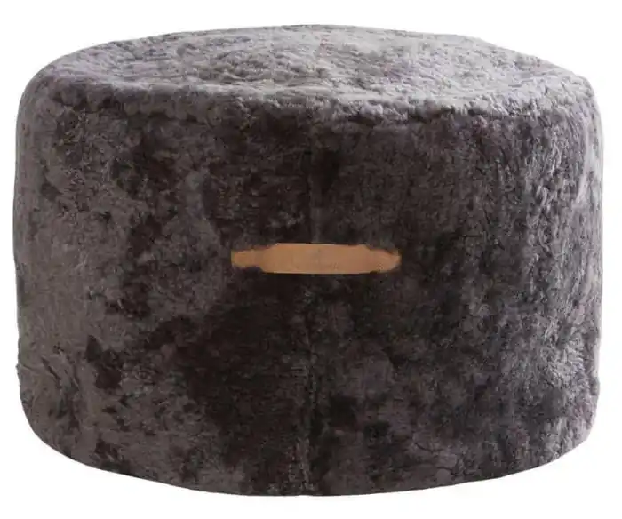 Billigare Eva Mjuk Rund 60X40 cm Carbon - Shepherd of Sweden - Bonus Möbler