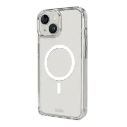 SBS Rigid transparent fodral kompatibelt med MagSafe-laddning för iPhone 15. Genomskinlig Utförsäljning