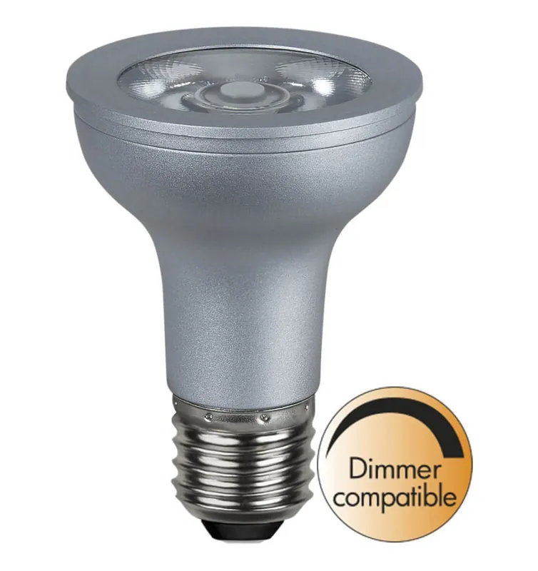 E27 R63 Ra95 Dim-to-Warm PAR20 7W 3000 - 2000K 380lm LED-Lampa Trygg betalning