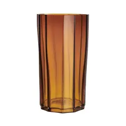 I lager Orrefors Reed stormlykta bärnsten 250mm