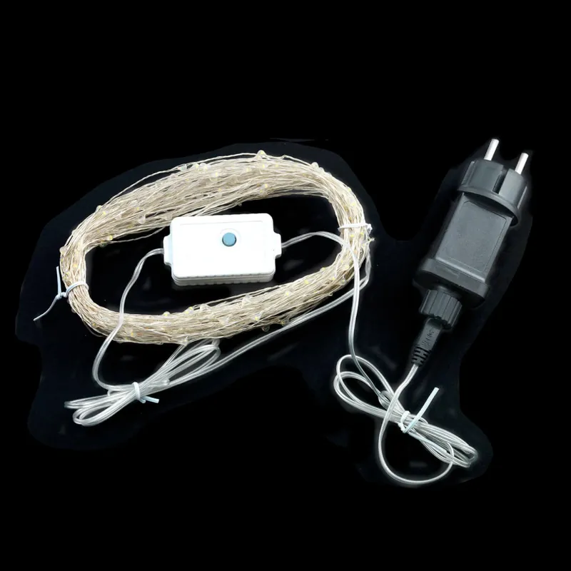 GNISTRA Ljusslinga 25m Varmvit 250LED Transformator Utförsäljning
