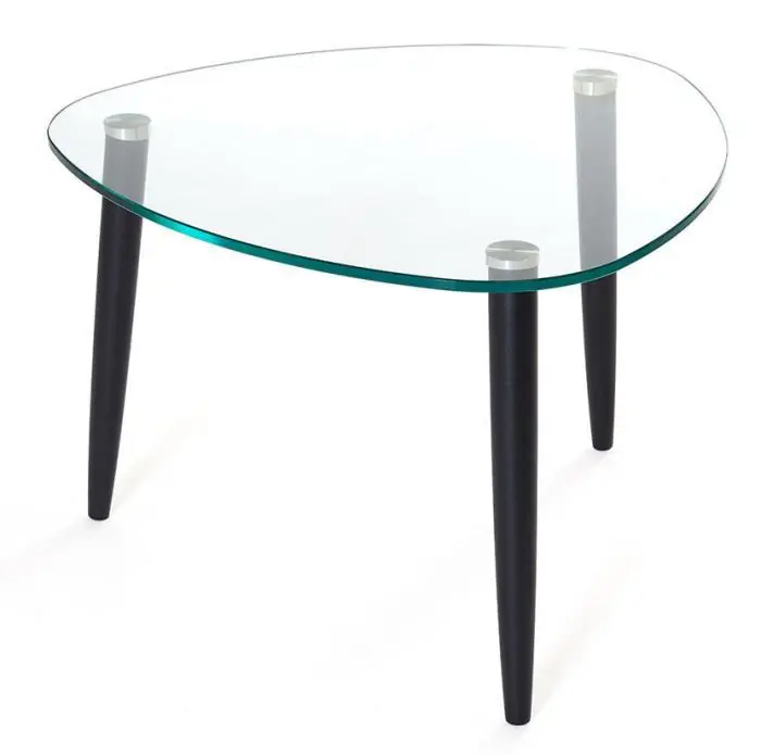 Clear 70X70 cm Svartbetsad Ek - Bordbirger - Bonus Möbler Fri frakt